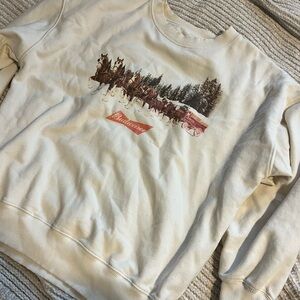 AE Budweiser Cream Sweater